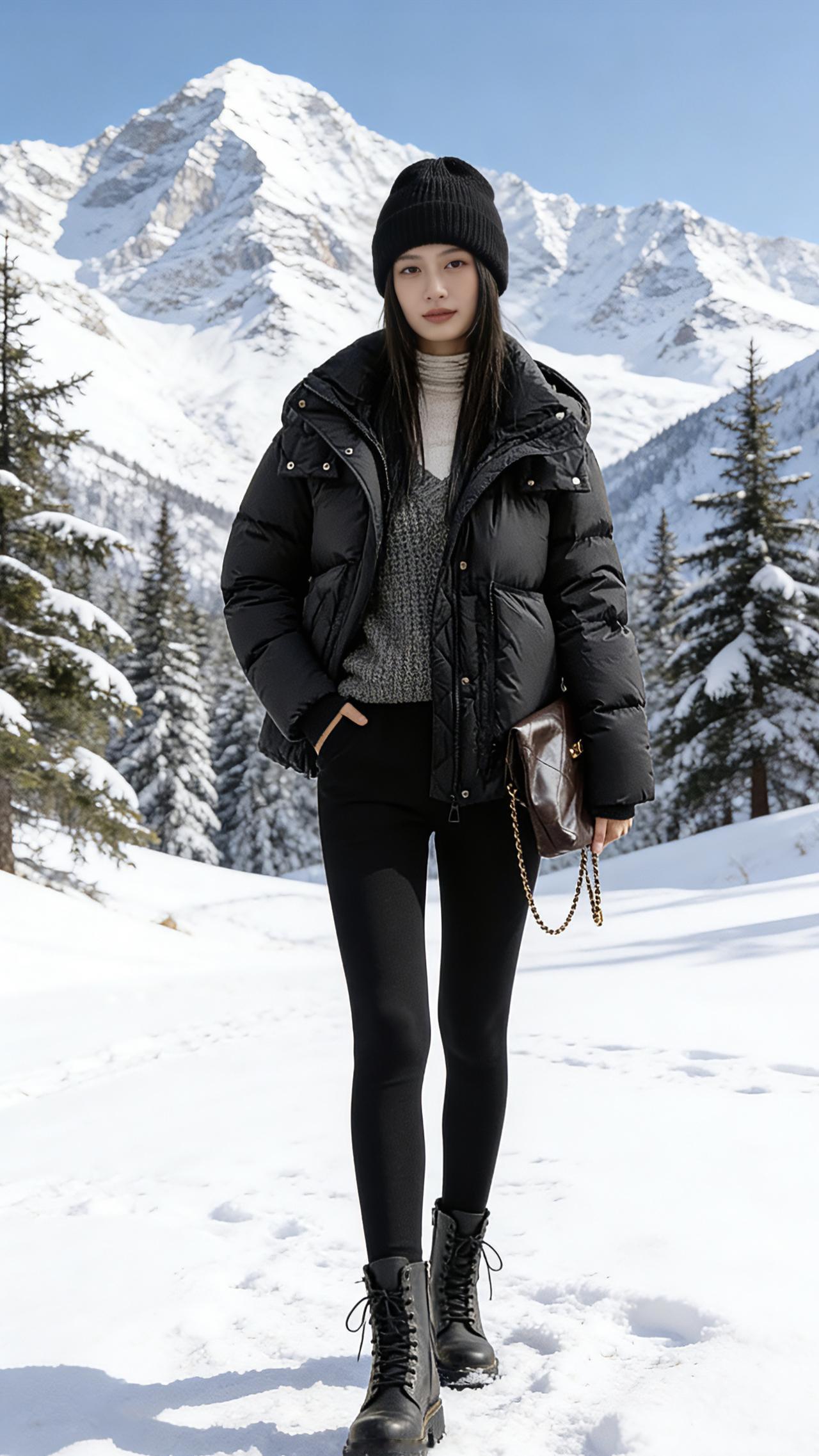 保暖穿搭 爱了爱了 穿搭不重样 短款外套女装穿搭