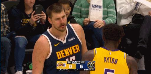 穆雷，我真的恨你，开局一波11-0，他一人得了9分   湖人vs掘金