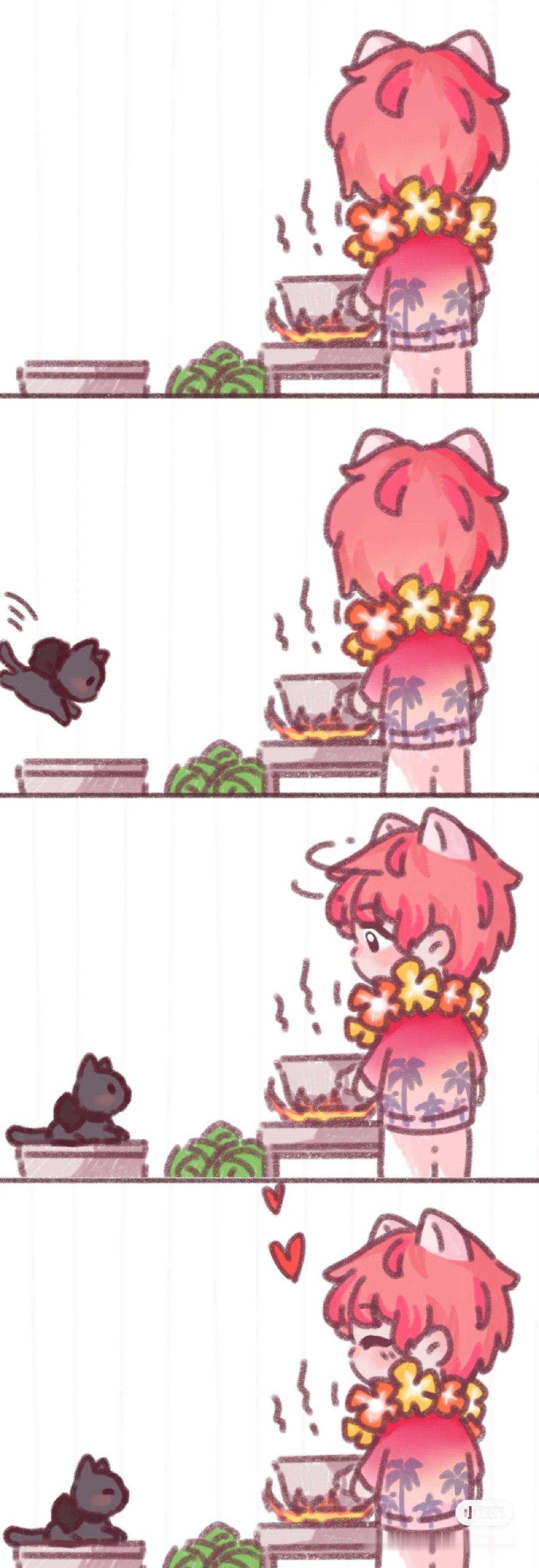 论黏人精猫猫的含金量！#心动小镇##夏日畅想季##我的夏日大赏# ​​​