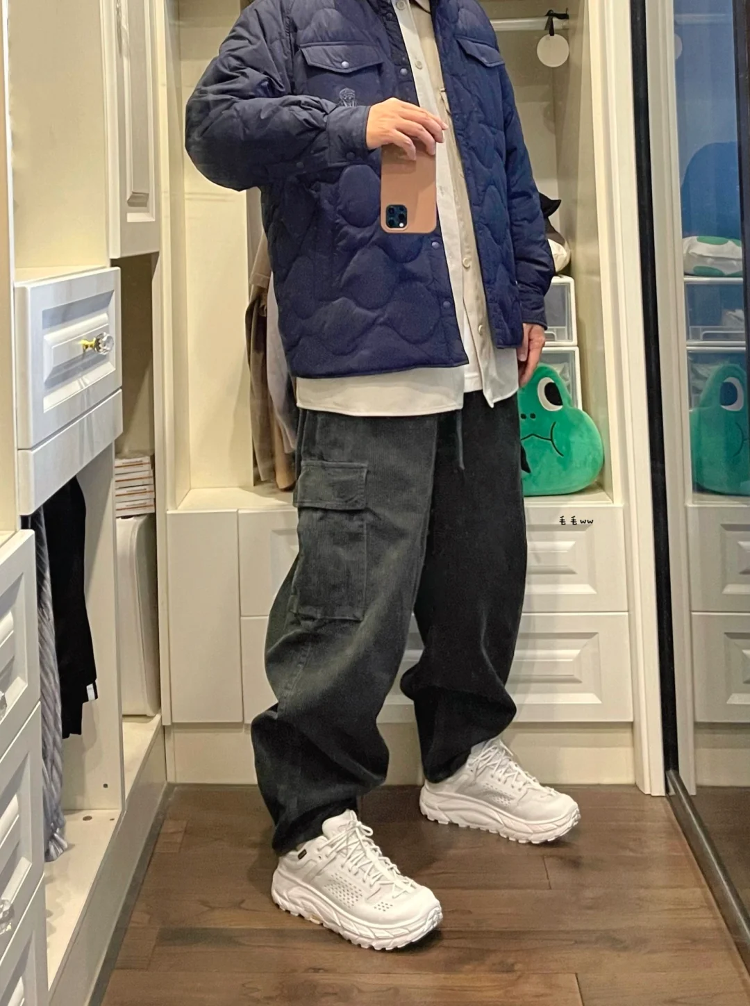 绗缝羽绒｜阔腿裤穿搭