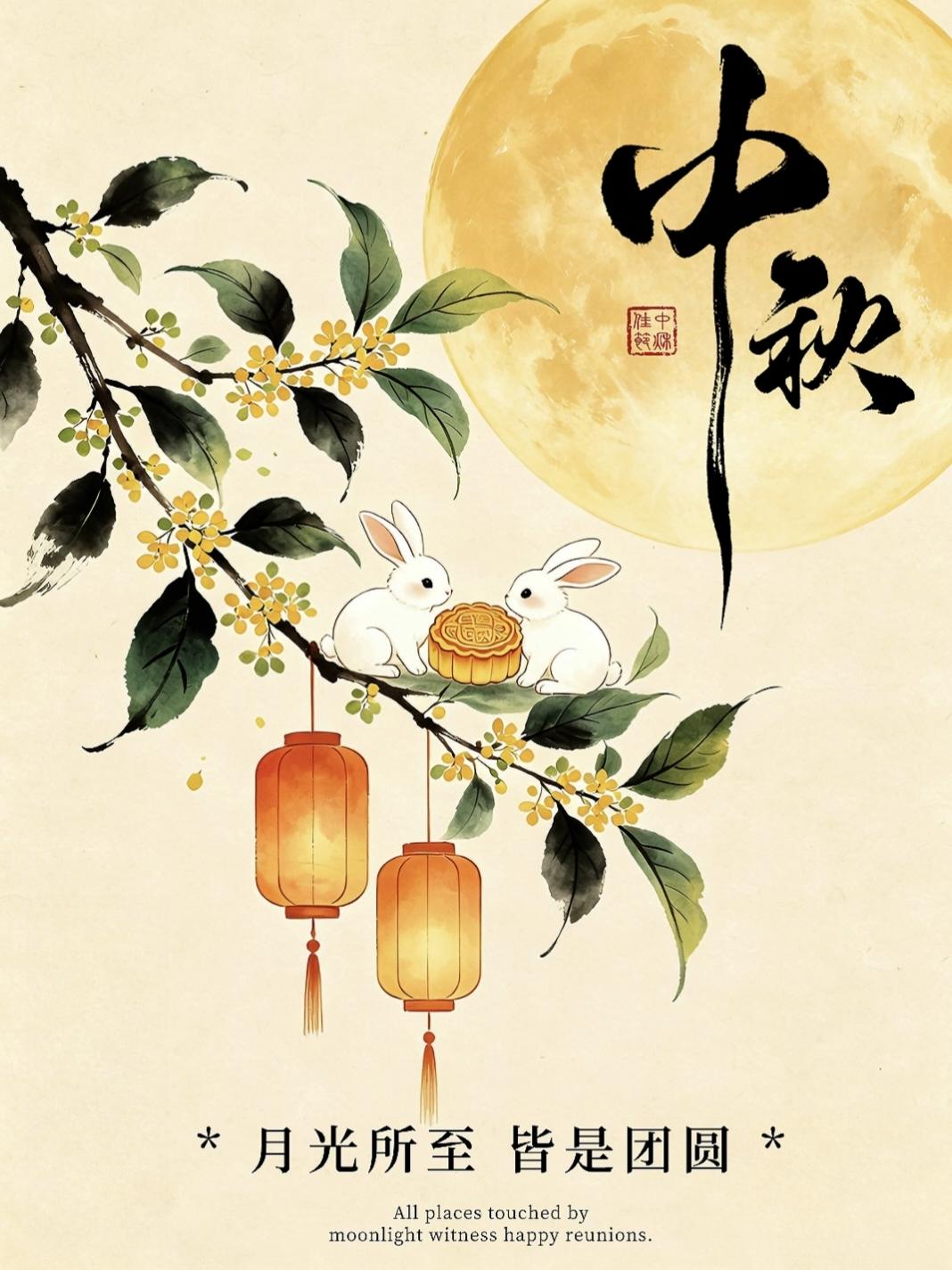 一转眼，又是一年中秋节
蓦然回首，已是半生烟火人间
岁月以同样的方式路过每一个人
