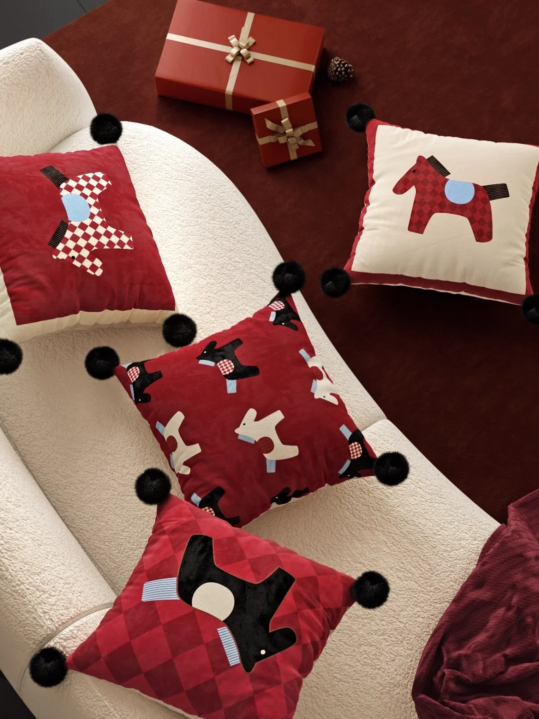 萌马抱枕来咯🧧好运小马来送福气啦！