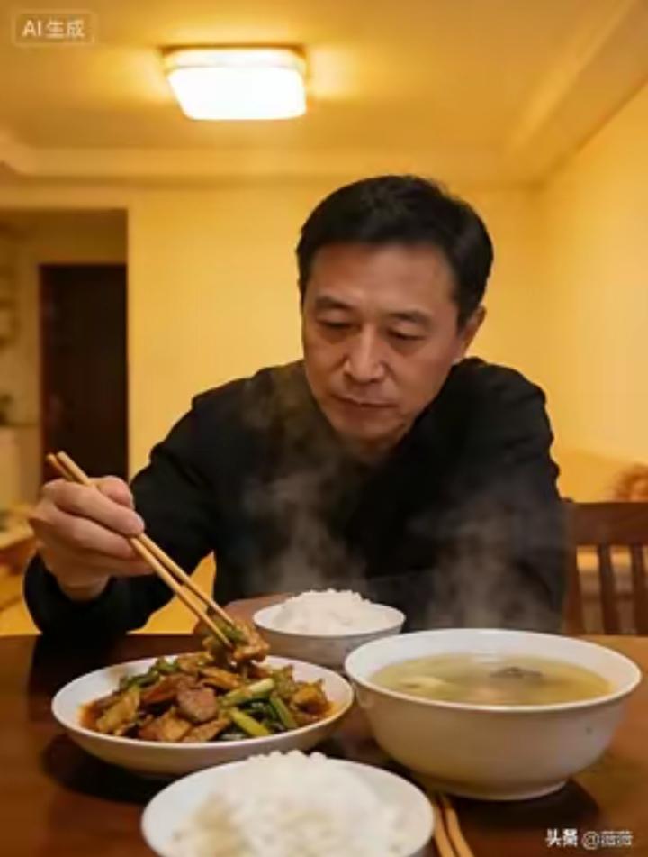 一位著名教授非常现实的话：只要不吃晚饭，总会瘦得很快，可不吃晚饭真的很痛苦。一面