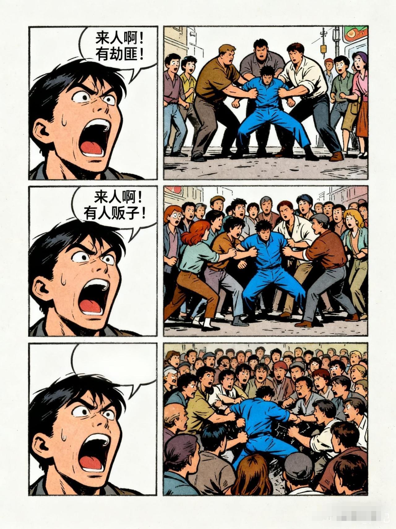 大家猜猜看，这人最后一句说了什么？[震惊]
.