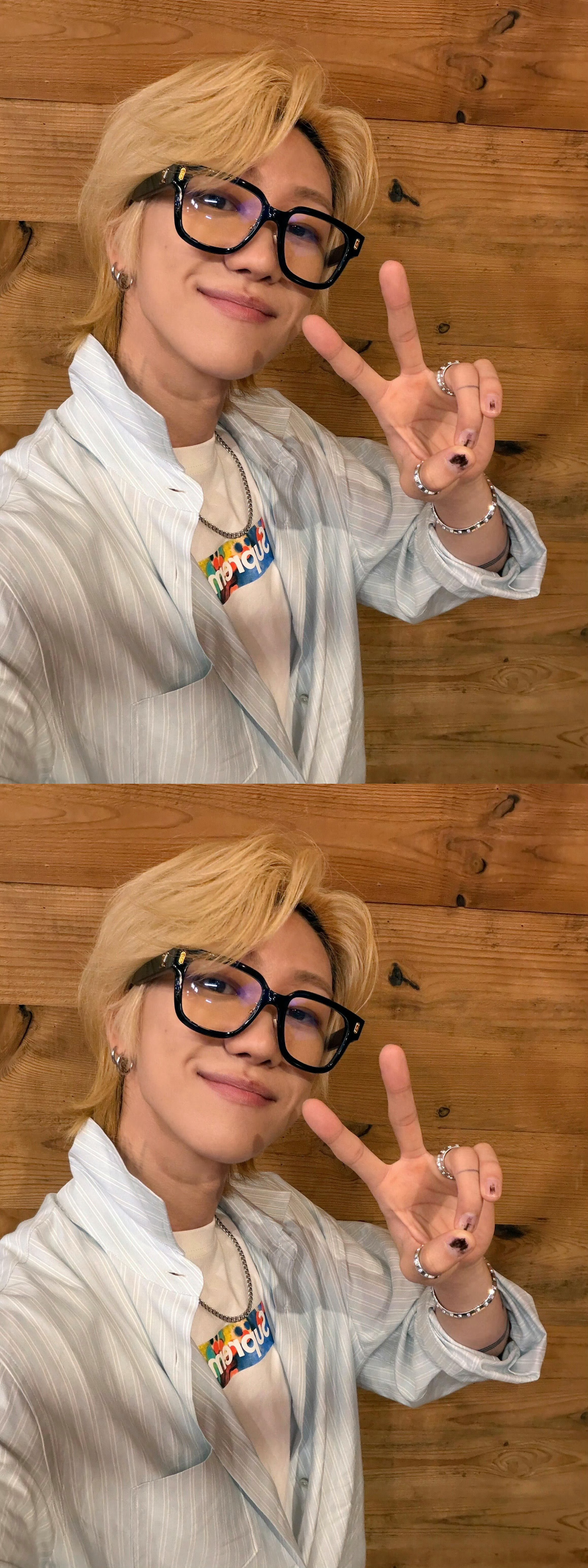 徐明浩剪刀手自拍徐明浩剪刀手自拍🈶 完全萌咪来的 手上的lv也很闪亮呢 