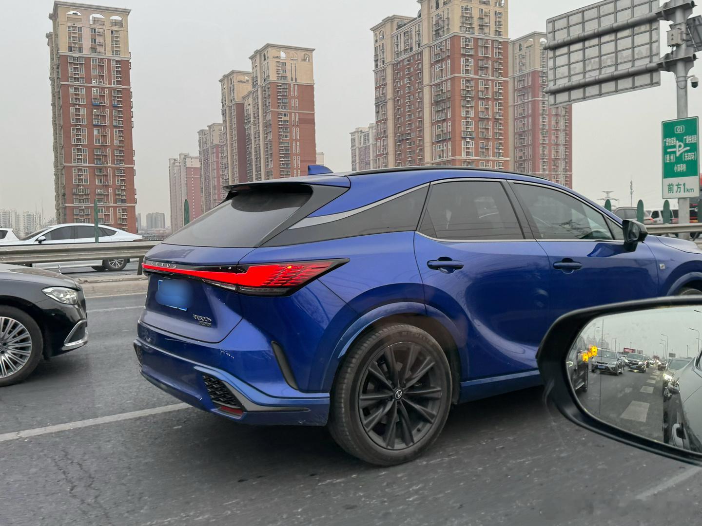 开着插混RX450h+遇到了2.4T混动的的RX500h F- Sport，我和