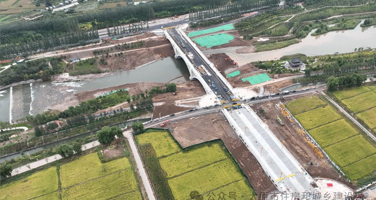 广大市民关注已久、热切期盼的净因桥竣工通车了！作为汾河太原段首座上承式钢筋混凝土