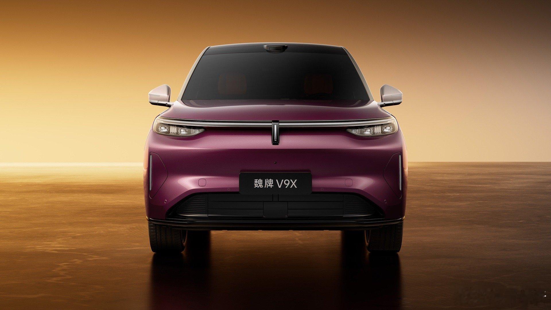 东方经典建筑美学，大道至简，气宇不凡。AI豪华六座旗舰魏牌V9X，外观图抢先看！