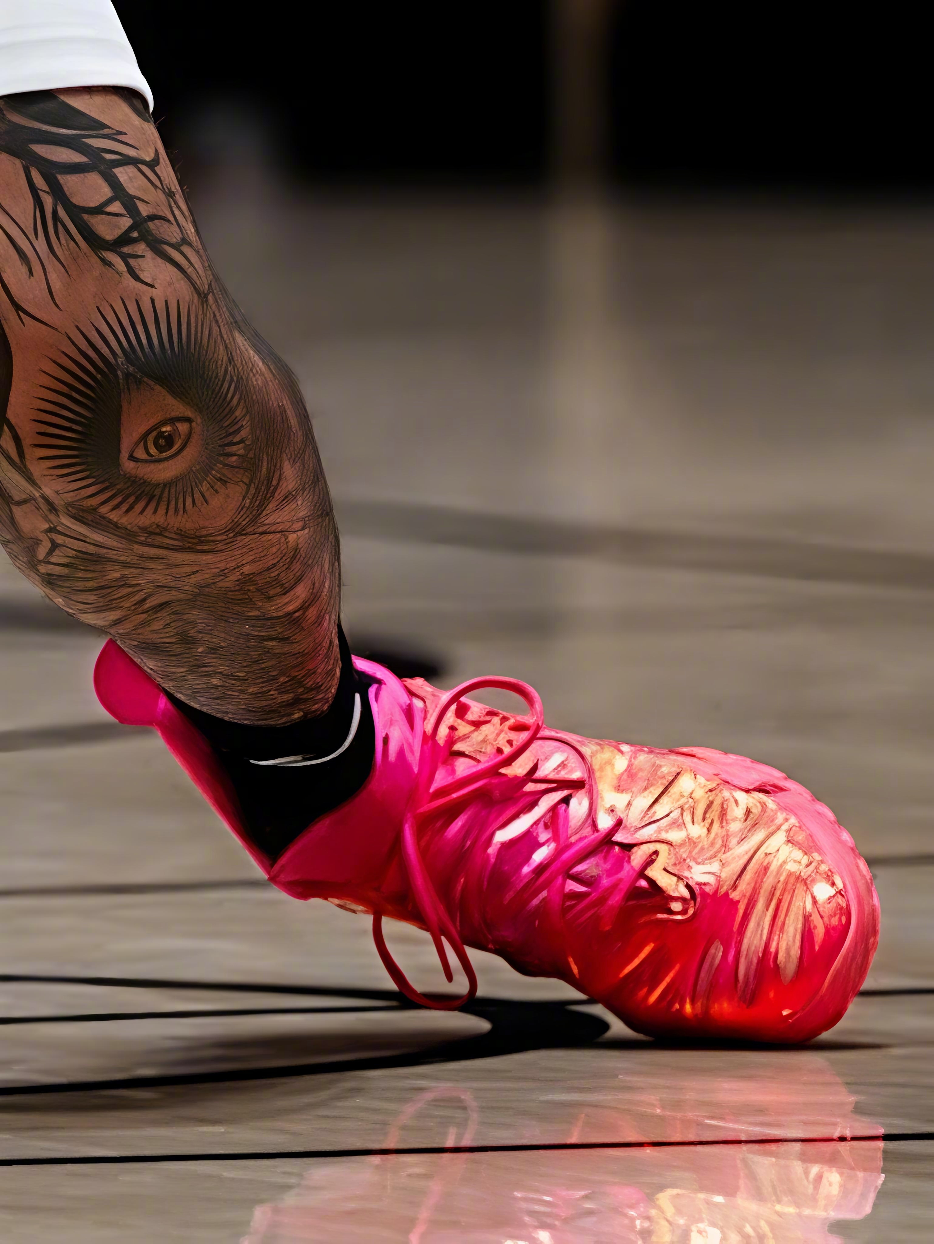 LI-NING BADFIVE 6 ？索汉训练中上脚了一双全新鞋款从鞋面类似章鱼