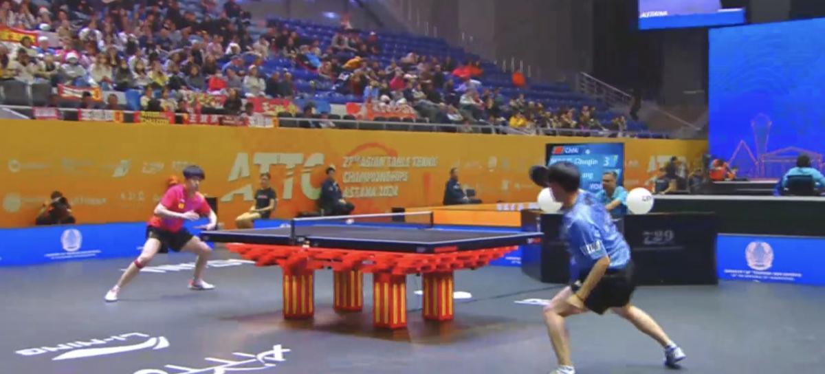 乒乓球亚锦赛，风云变幻，中国选手王楚钦虽历经波折，仍勇闯决赛，但最终无缘冠军。这