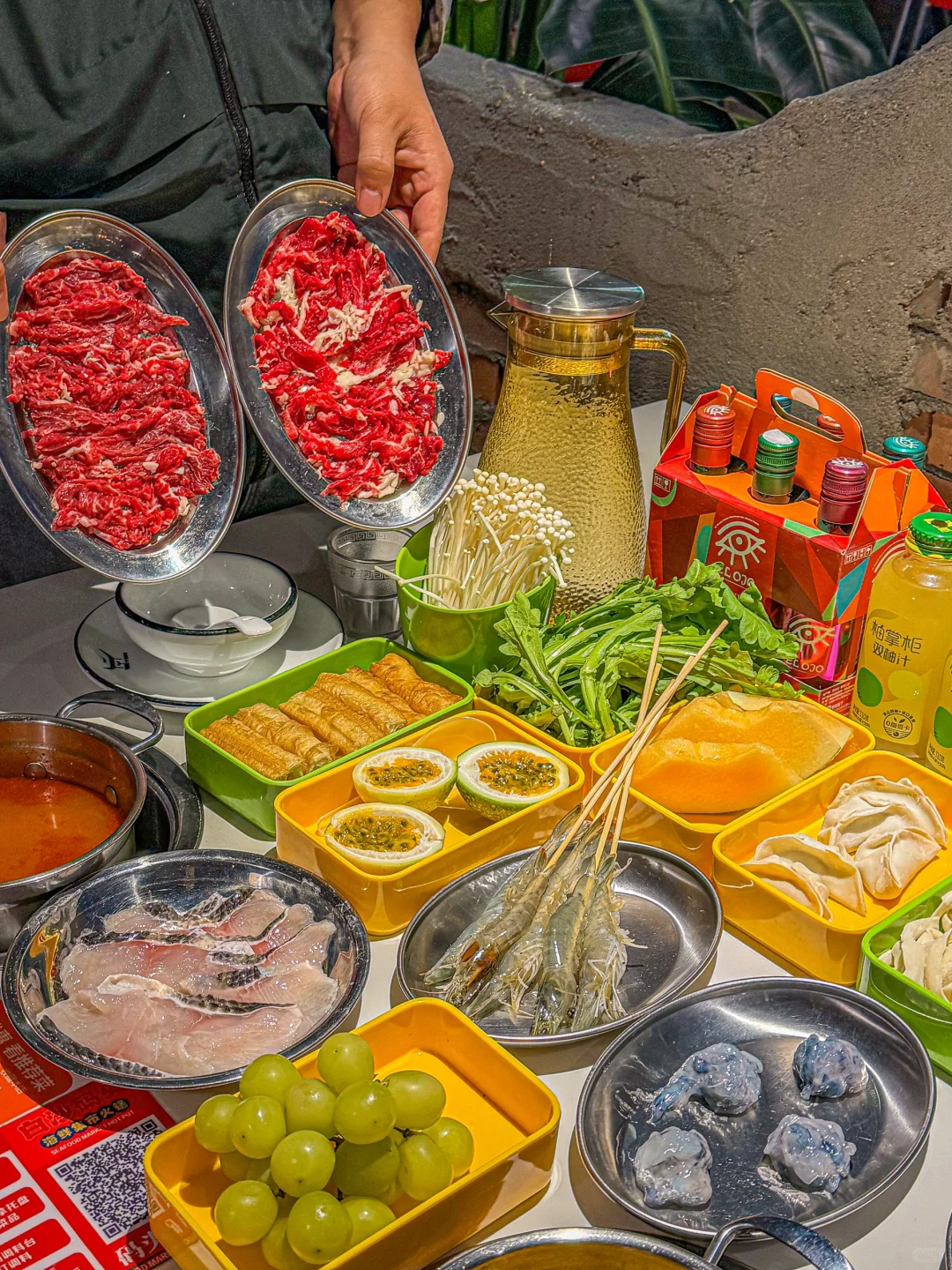 在宁波，这家海鲜火锅还有甜品和蒸菜！！！