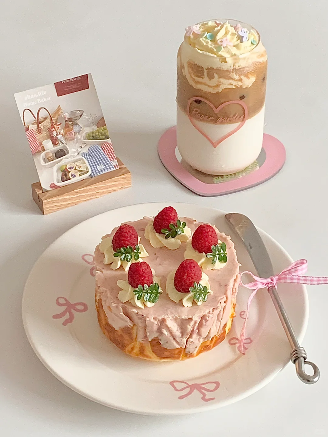 一人独享4寸树莓巴斯克๑ᵔ⤙ᵔ๑🍧