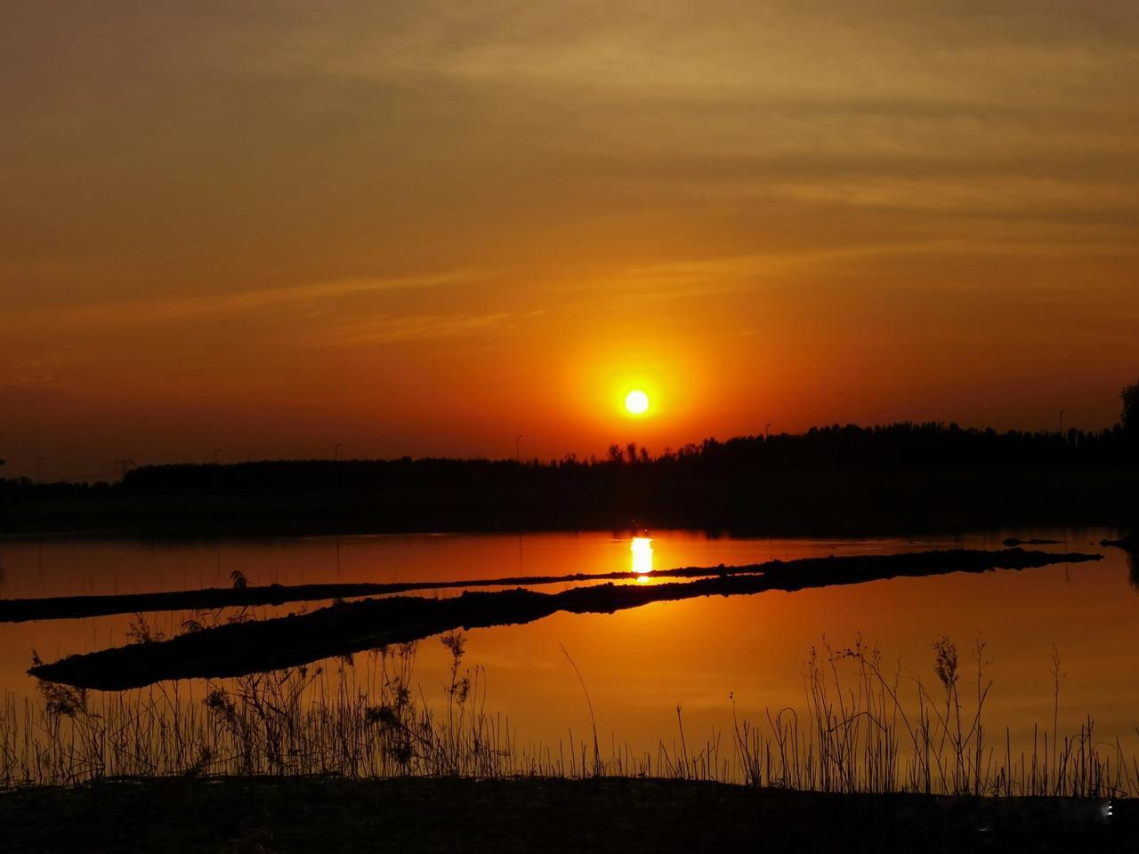 #分享一张你拍到的夕阳#