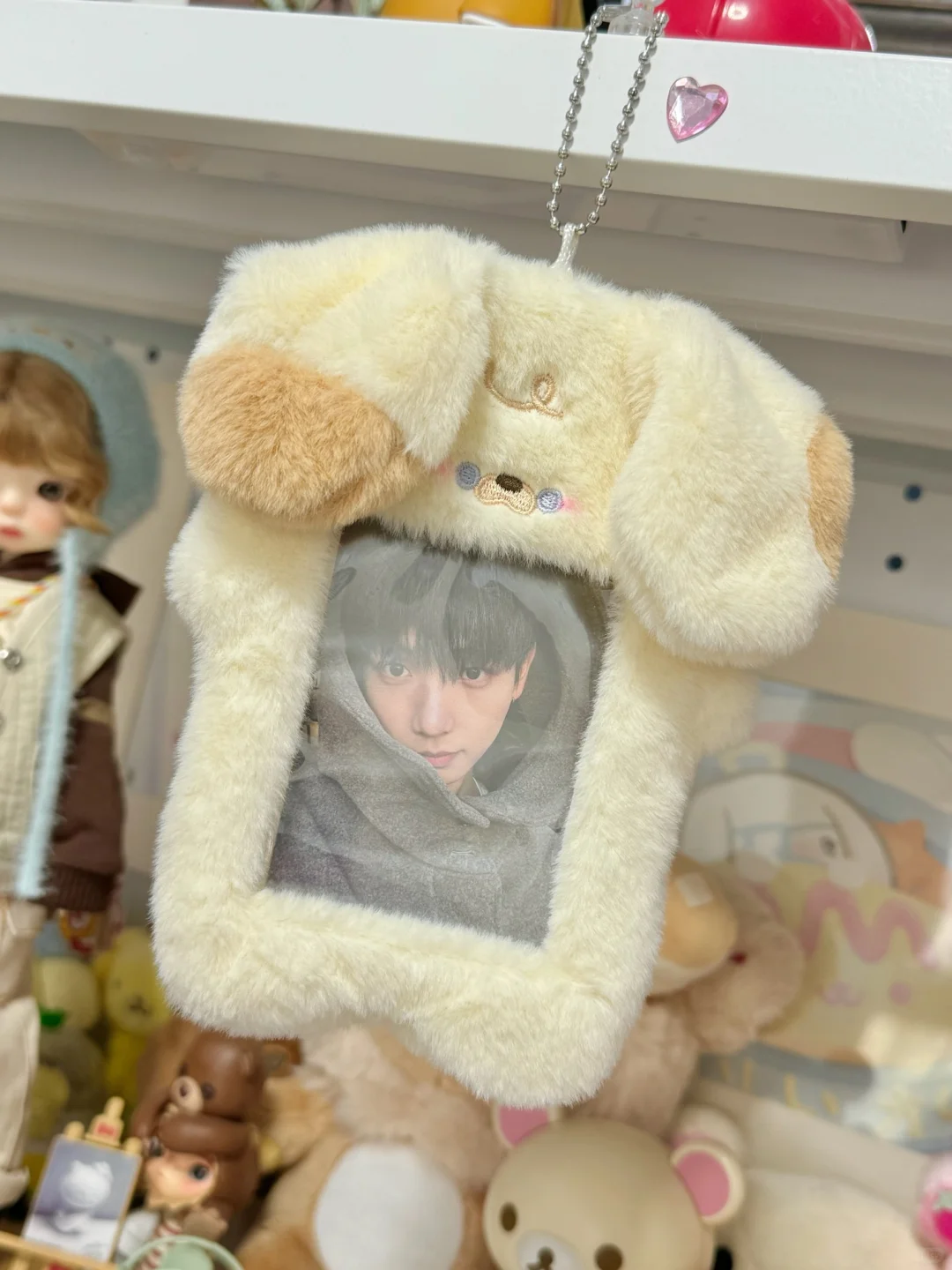 只有我爱给毛绒卡套打腮红吗👀