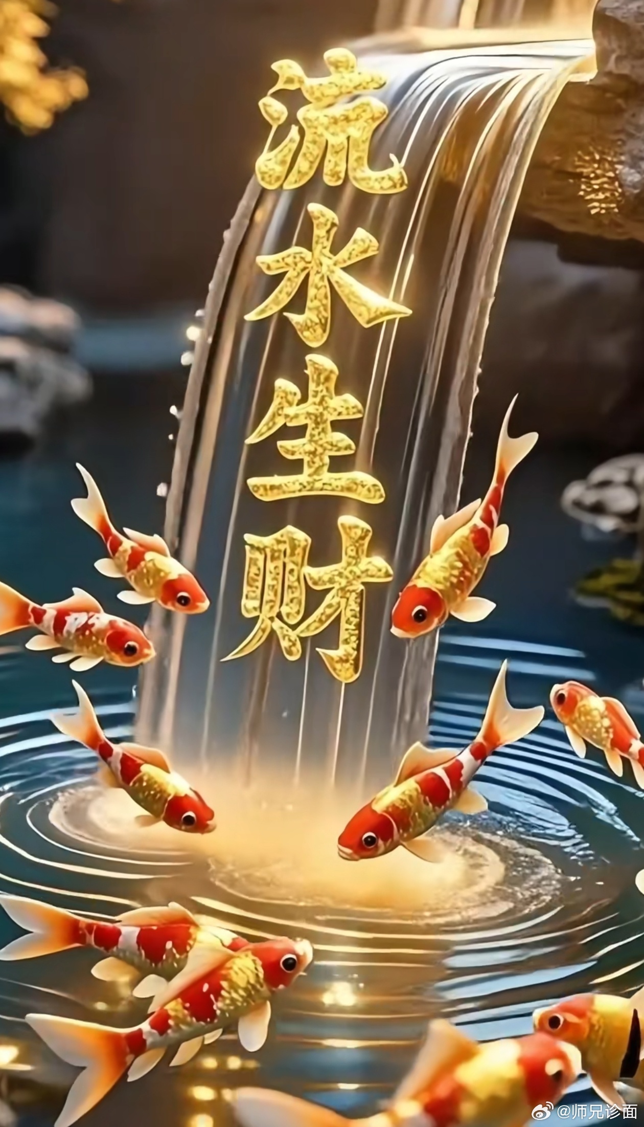 流水生财，只要我们珍惜财富，财会源源不断的循环过来的。点赞回应，让财富循环起来。