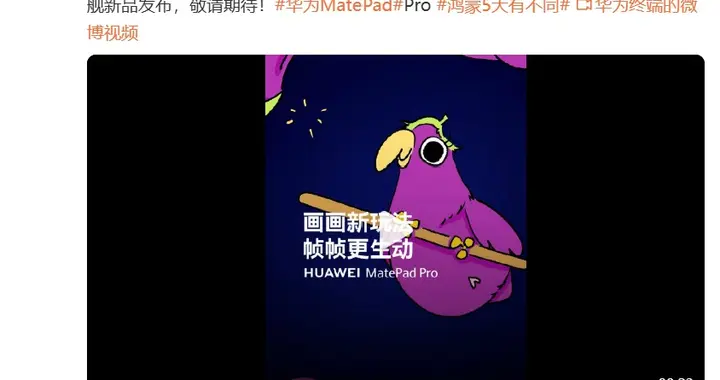 华为MatePad Pro 12.2 英寸新品来袭 天生会画或将迎来重大更新