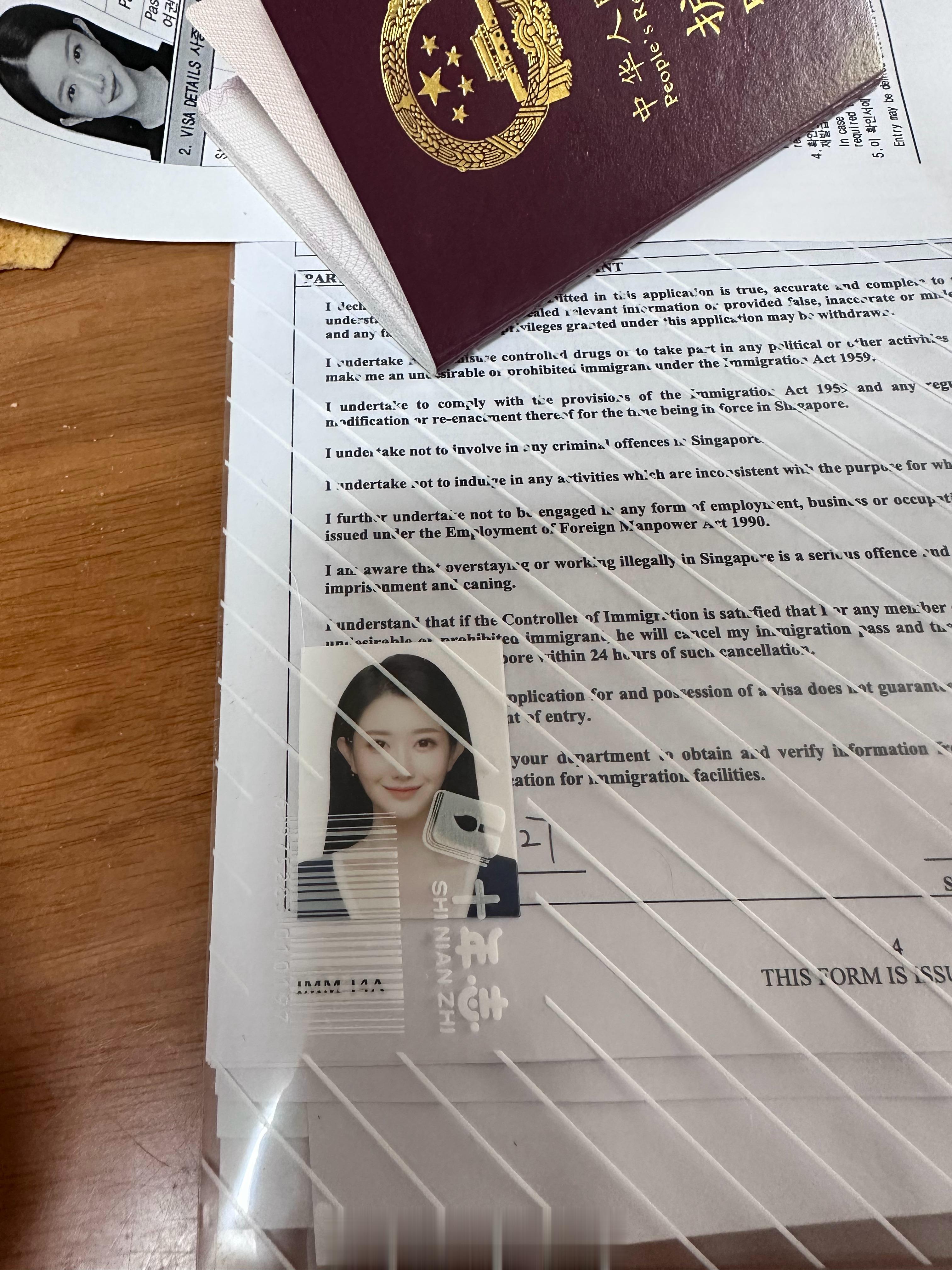 一起床我就又开始办签证，天天我都在办签证。 ​​​