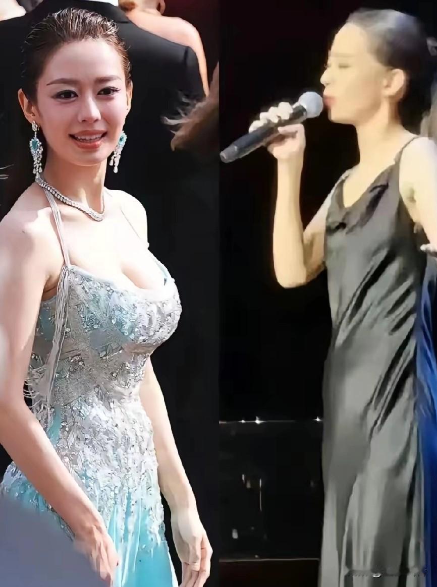 钢琴家朗朗老婆吉娜的身材，
为什么起伏这么大啊？
一会波涛汹涌，一会呢又波平如镜