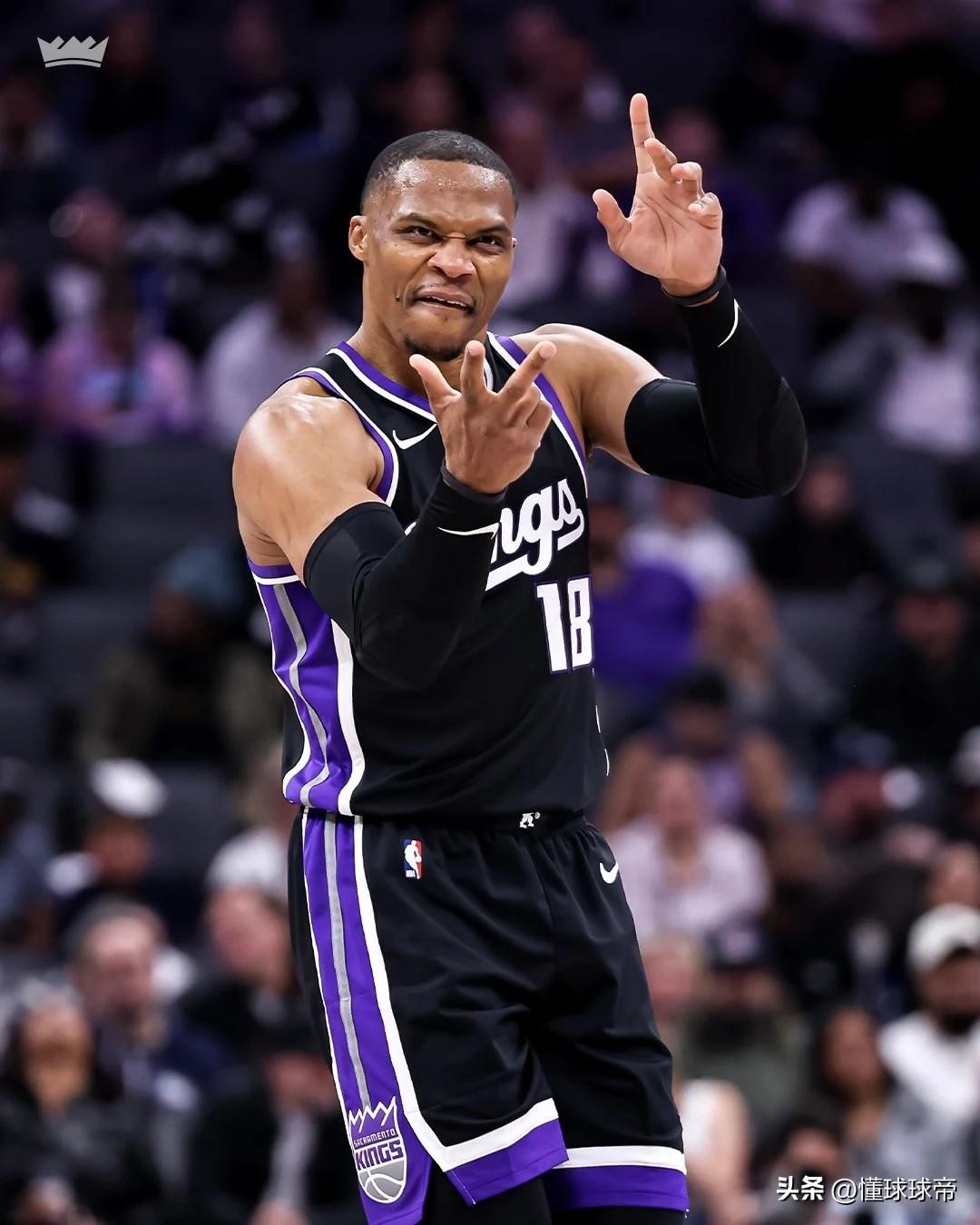 火箭没签威少后悔了吗？威少老当益壮拿到第209次三双！

在今天国王与快船的比赛