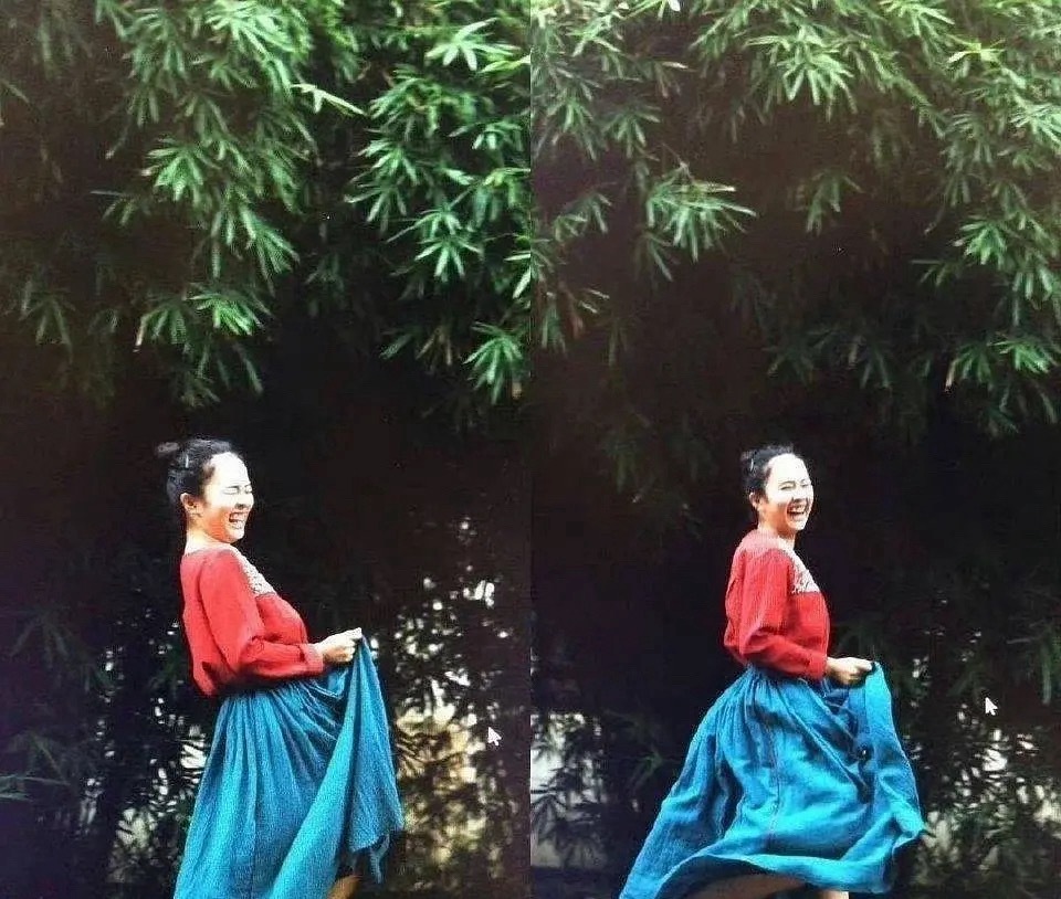白鹿之前的发际线这么高啊？好奇怪 