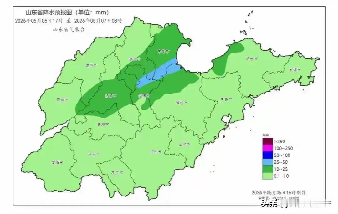 最新！山东省气象台发布强对流天气预报，5月6日傍晚到夜间，济南、泰安、淄博、潍坊