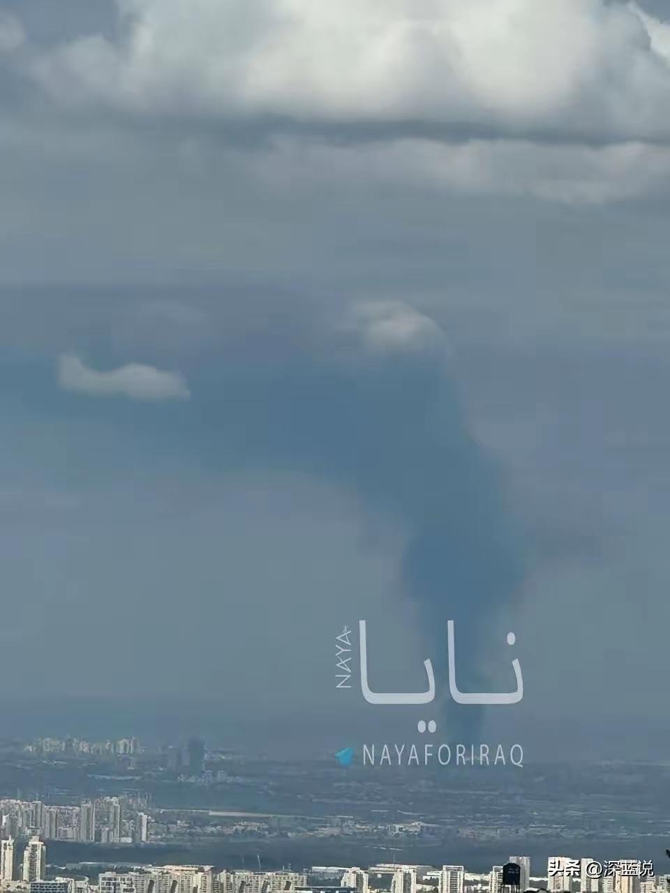 伊朗的反击来了，以色列特拉维夫城区发生爆炸，大片区域响起防空警报，以色列军方称防