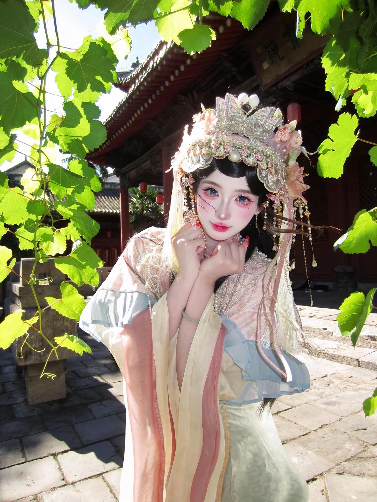 京剧喵。戏曲风 汉服妆造 洛阳 向日葵妆造馆