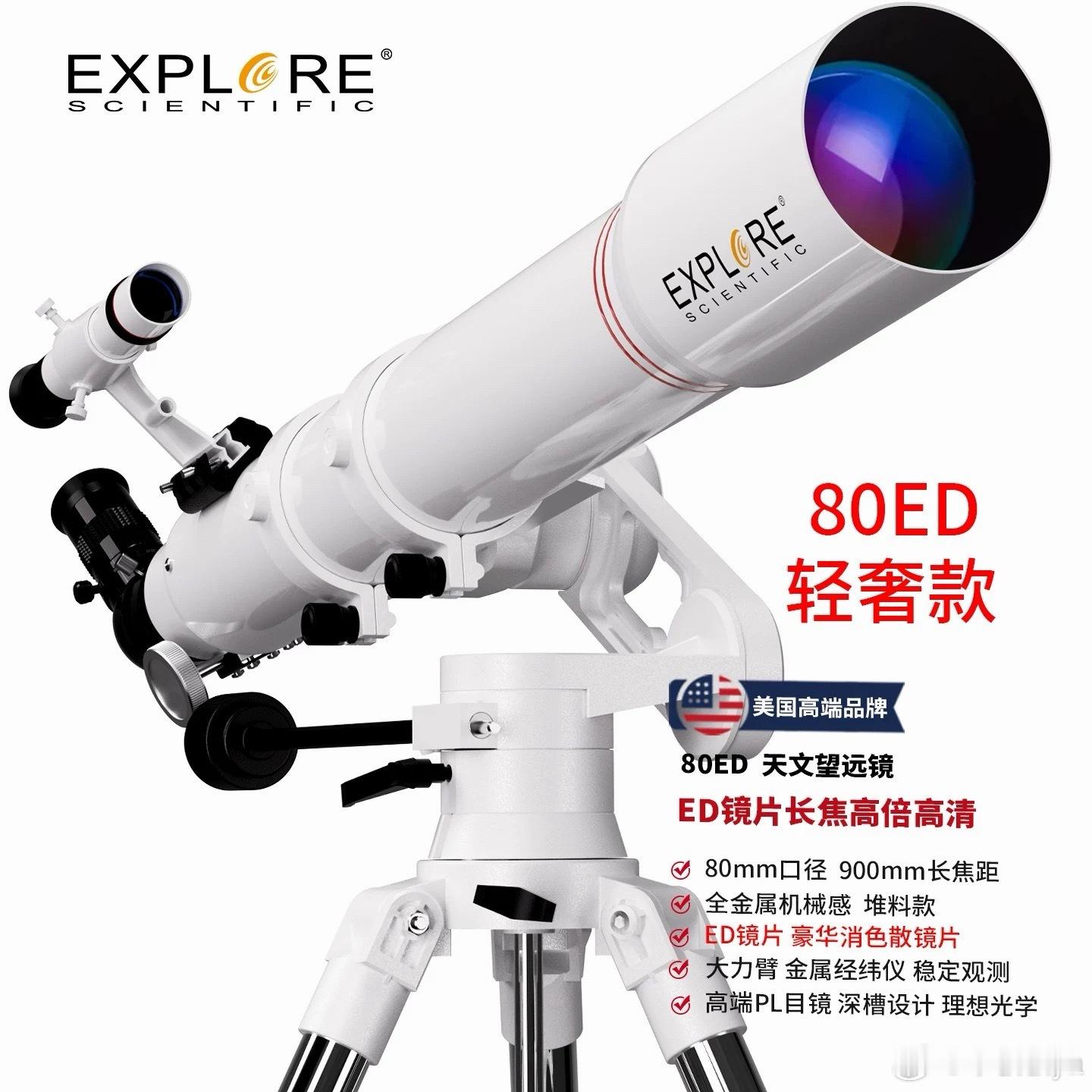 参加吉家宴，运气不错中了个望远镜