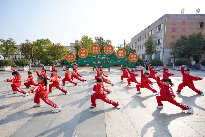 江西南丰：让武术之花绽放在校园
