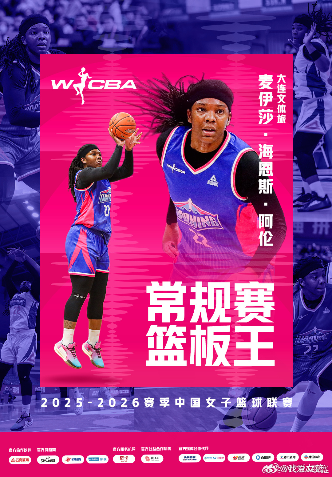 【常规赛技术统计单项奖揭晓 六人上榜各领风骚】近日，WCBA官方公布了2025-