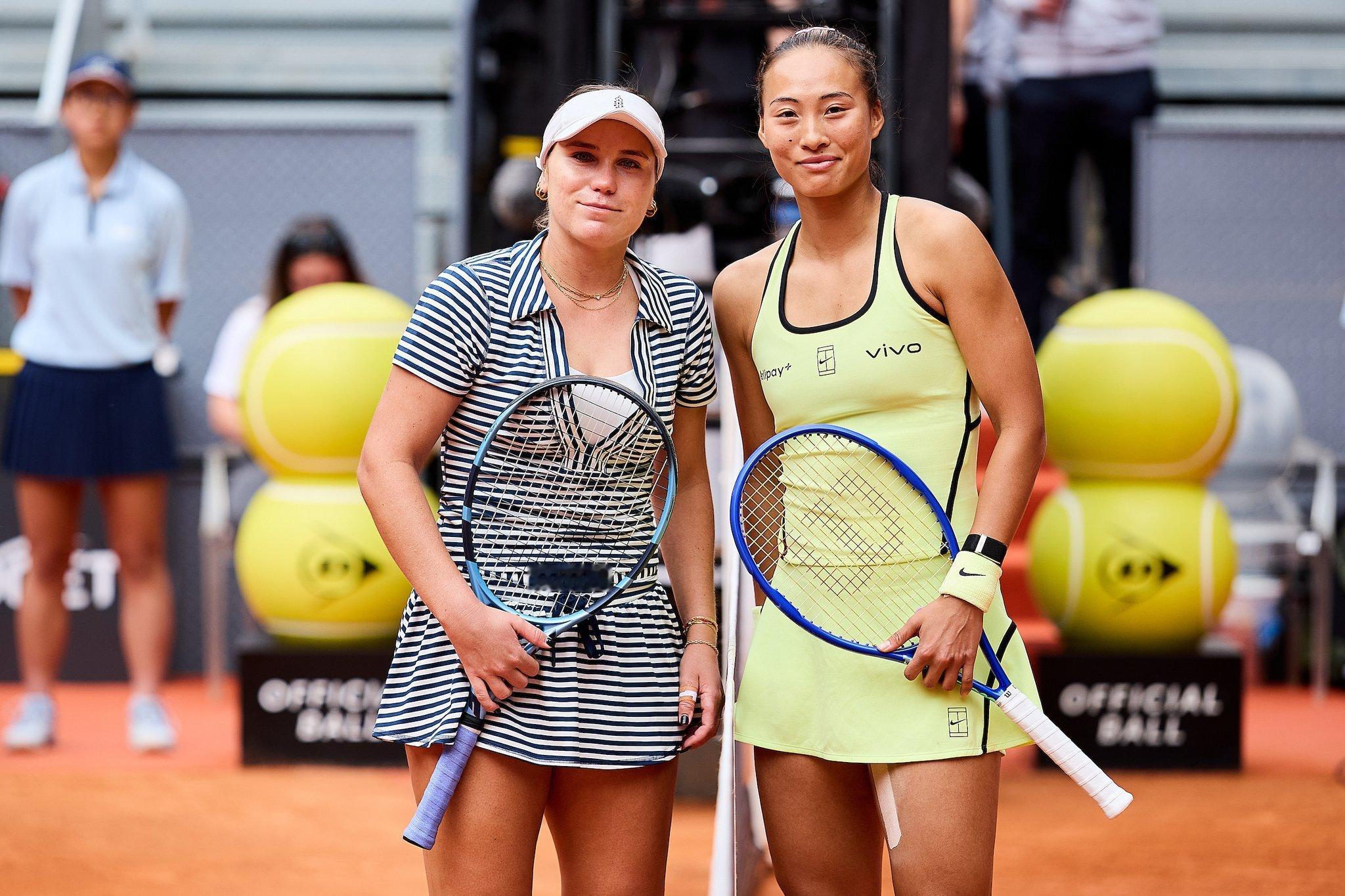 郑钦文逆转肯宁，完成红土赛季首胜。本场最大的亮点就是首盘1-6输掉后，能迅速调整