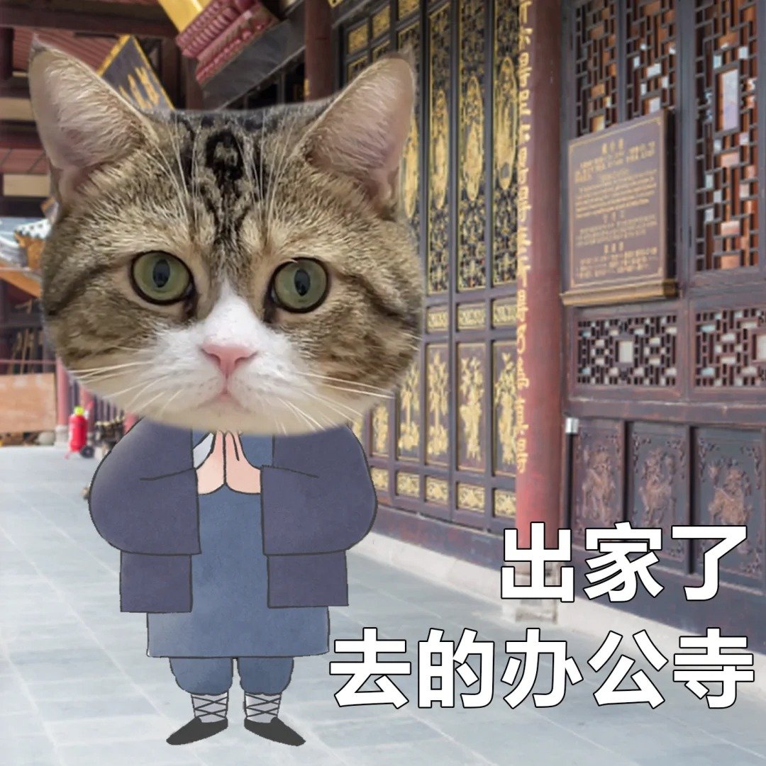 #出家了去的是办公寺#，告诉桃花不用开了，姐已经出家了。 ​​​