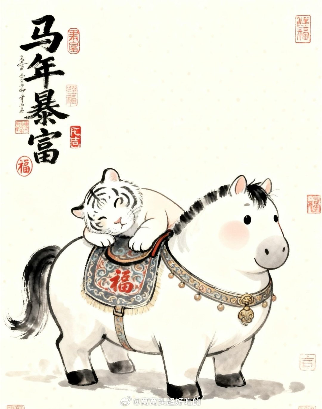 商家标价1.88元出售马语祝福马年最离谱的祝福出现了哈哈哈哈我刚花一块八毛八买了