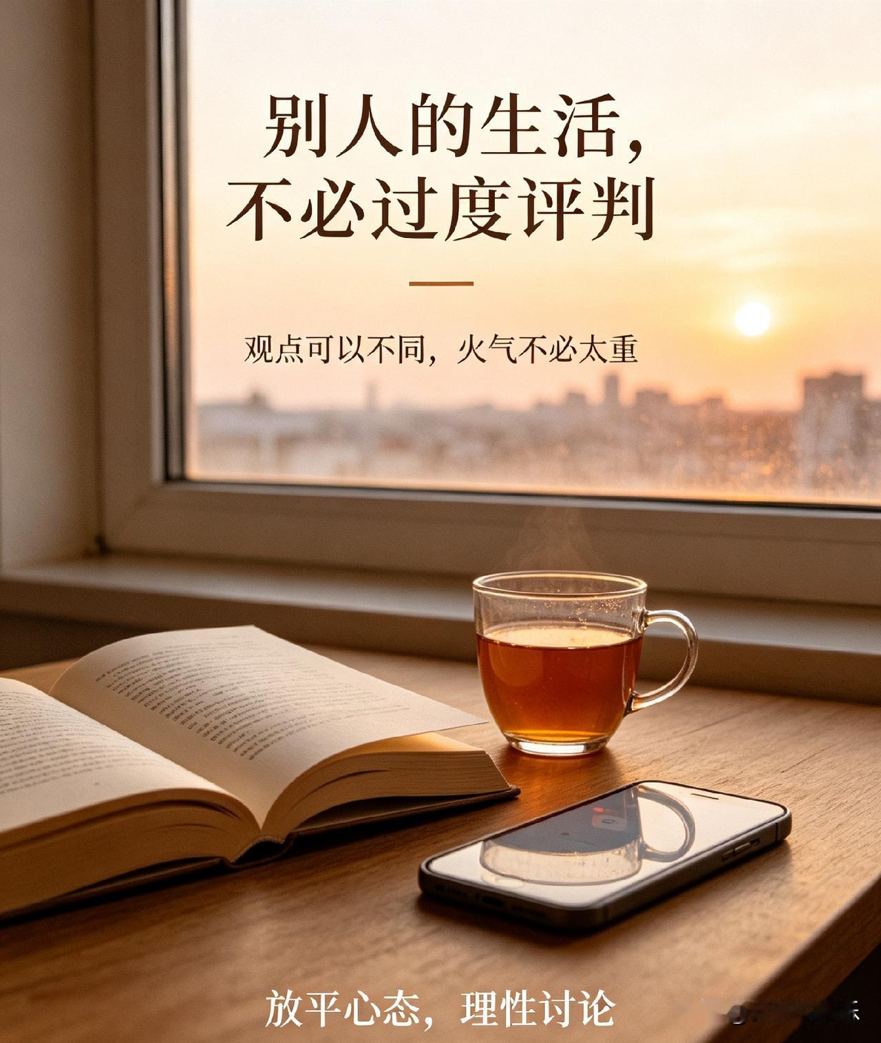 放平心态不必激动，对身体不好。虽是别人的私事，但每个人都可以有自己的观点，互相指