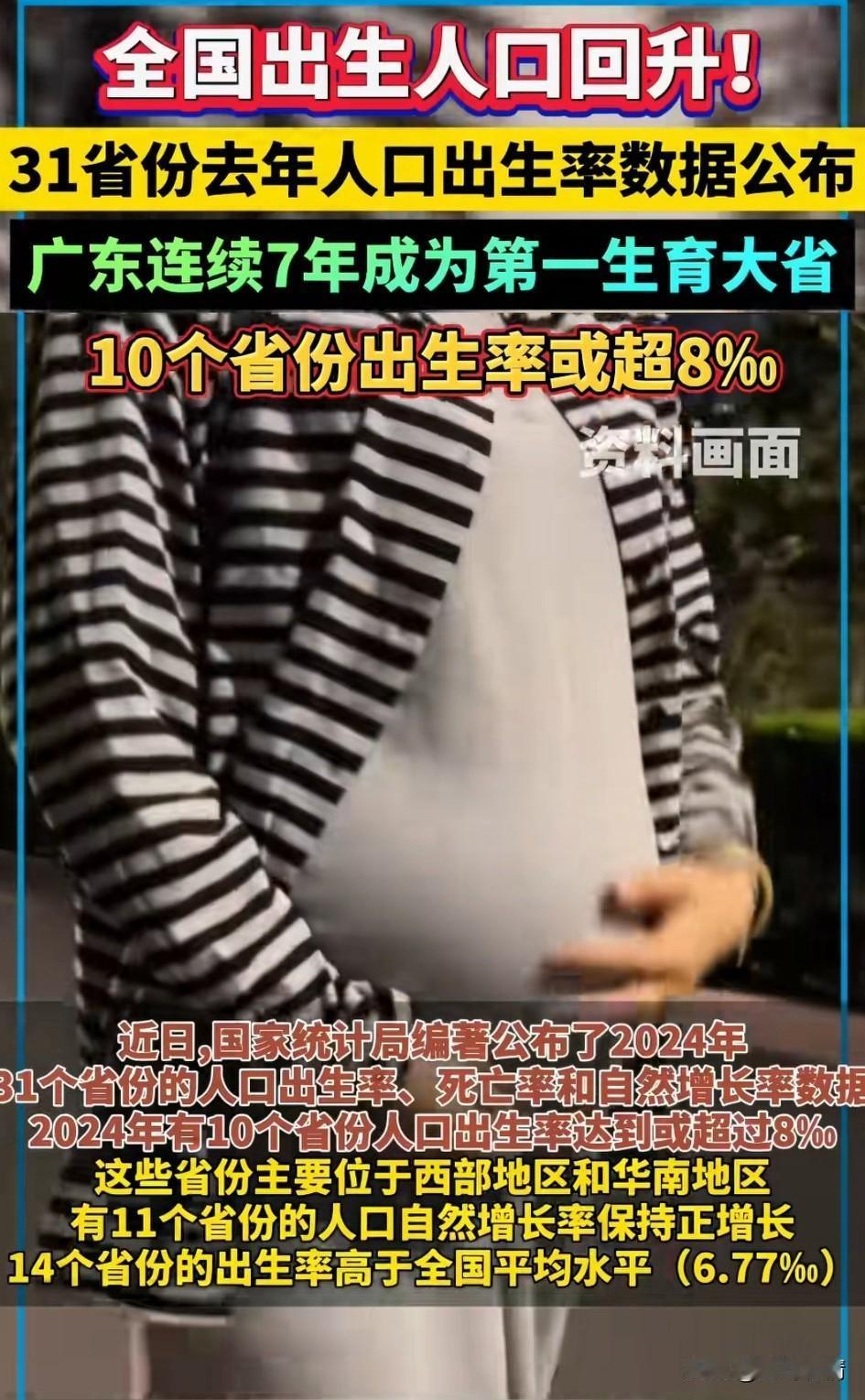 近日公布的全国出生人口回升引关注，
不是说中国的出生人口不断下降吗？
原来这是2