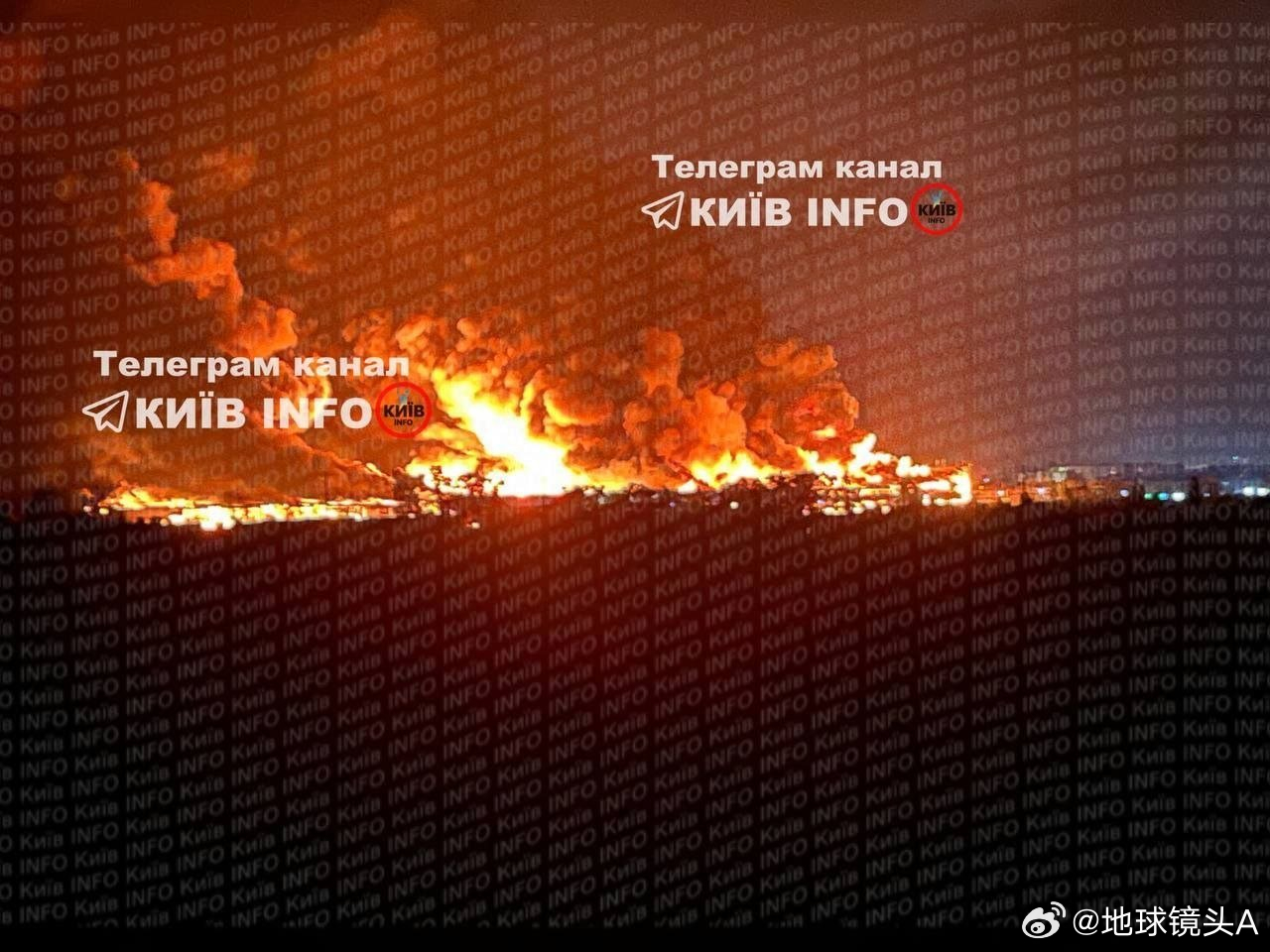 俄罗斯遇袭现场浓烟滚滚 火光熊熊，浓烟滚滚现场持续发生二次殉爆这不是莫斯科，这里