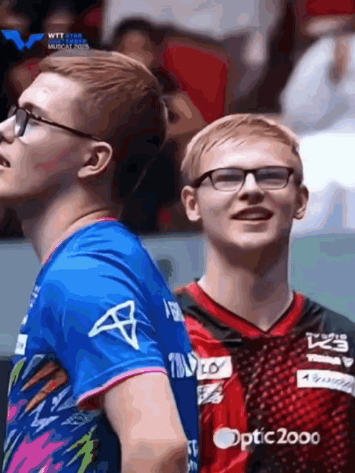 他们说乒男真没有创造力啊，一个胜利的动作出来就人传人。
我说其实也不是没有创造力