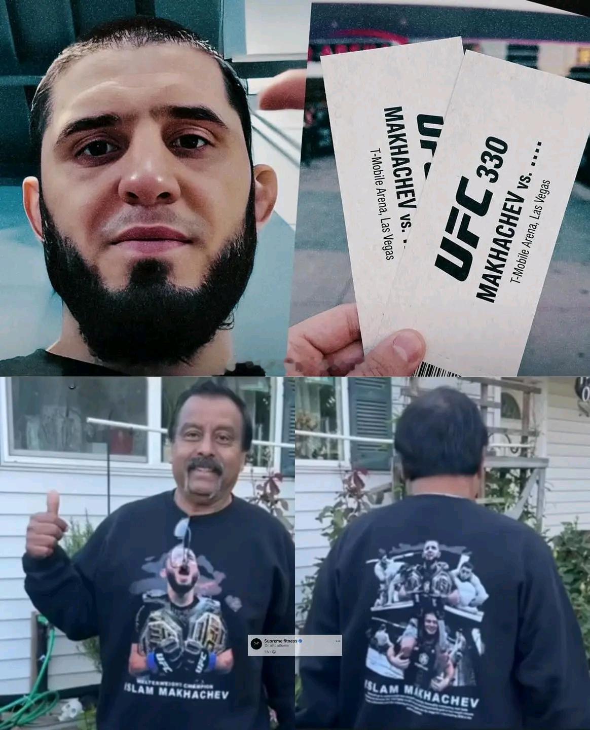 “马王”伊斯拉姆·马哈切夫（Islam Makhachev）此前承诺，会邀请他正