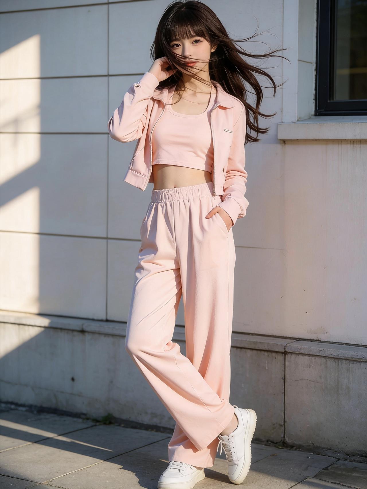 淡扫蛾眉，轻施粉黛，不着艳色，自成清雅。这般素净妆容，是心底从容的温柔，不张扬、