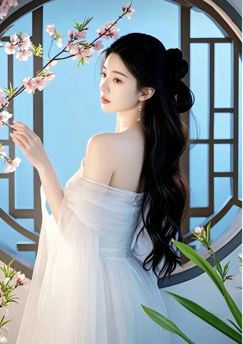 上联： 檐下飞花轻似梦，
 下联：窗前雨滴有回音。