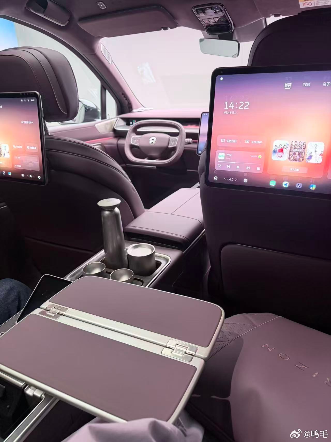 这图据说是某个版本的蔚来ES9内饰。看起来还真不容易分辨出来这是ES9还是ET9