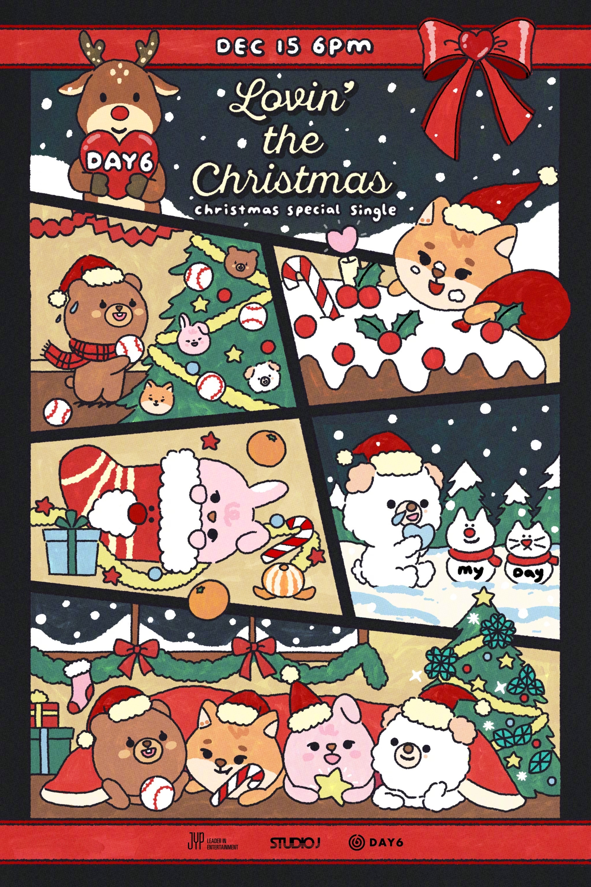 【newsen】[DAY6将于12月15日发行出道以来首支圣诞单曲<Lovin'