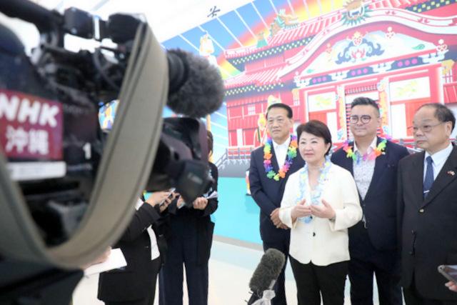 卢秀燕：日本台湾处第一岛链，角色重要
台中市政府今年突破传统陆地定点婚礼形式，以