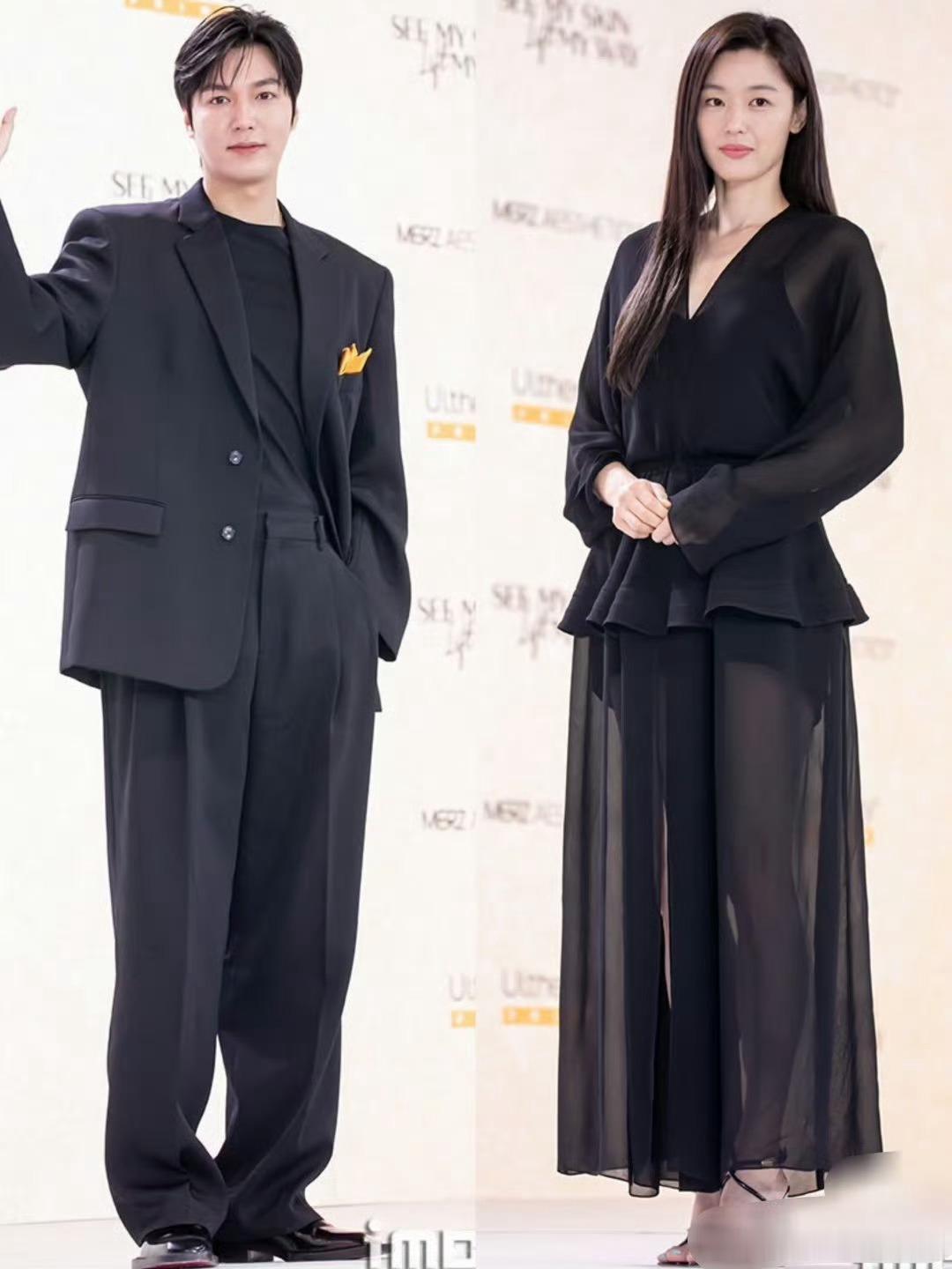 全智贤李敏镐出席同场活动全智贤、李敏镐今天出席同一场活动！！怼脸生图状态绝绝子！