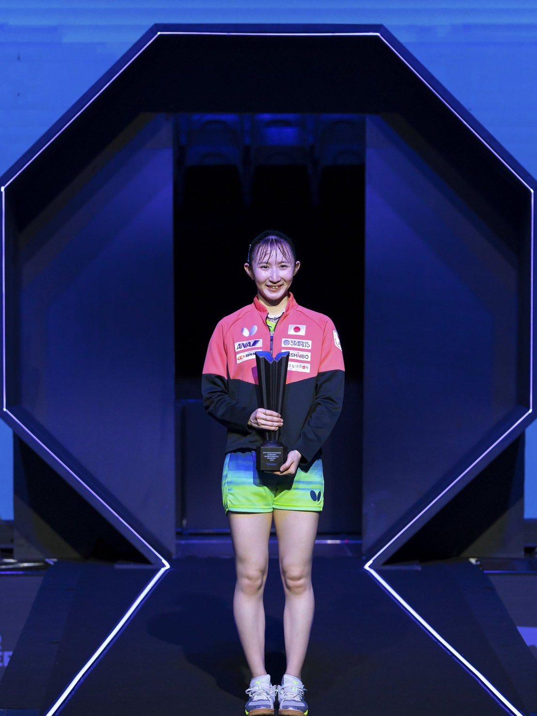 双冠王归来！早田希娜走出世乒赛阴霾，感谢家人与“仓鼠”陪伴
WTT卢布尔雅那球星