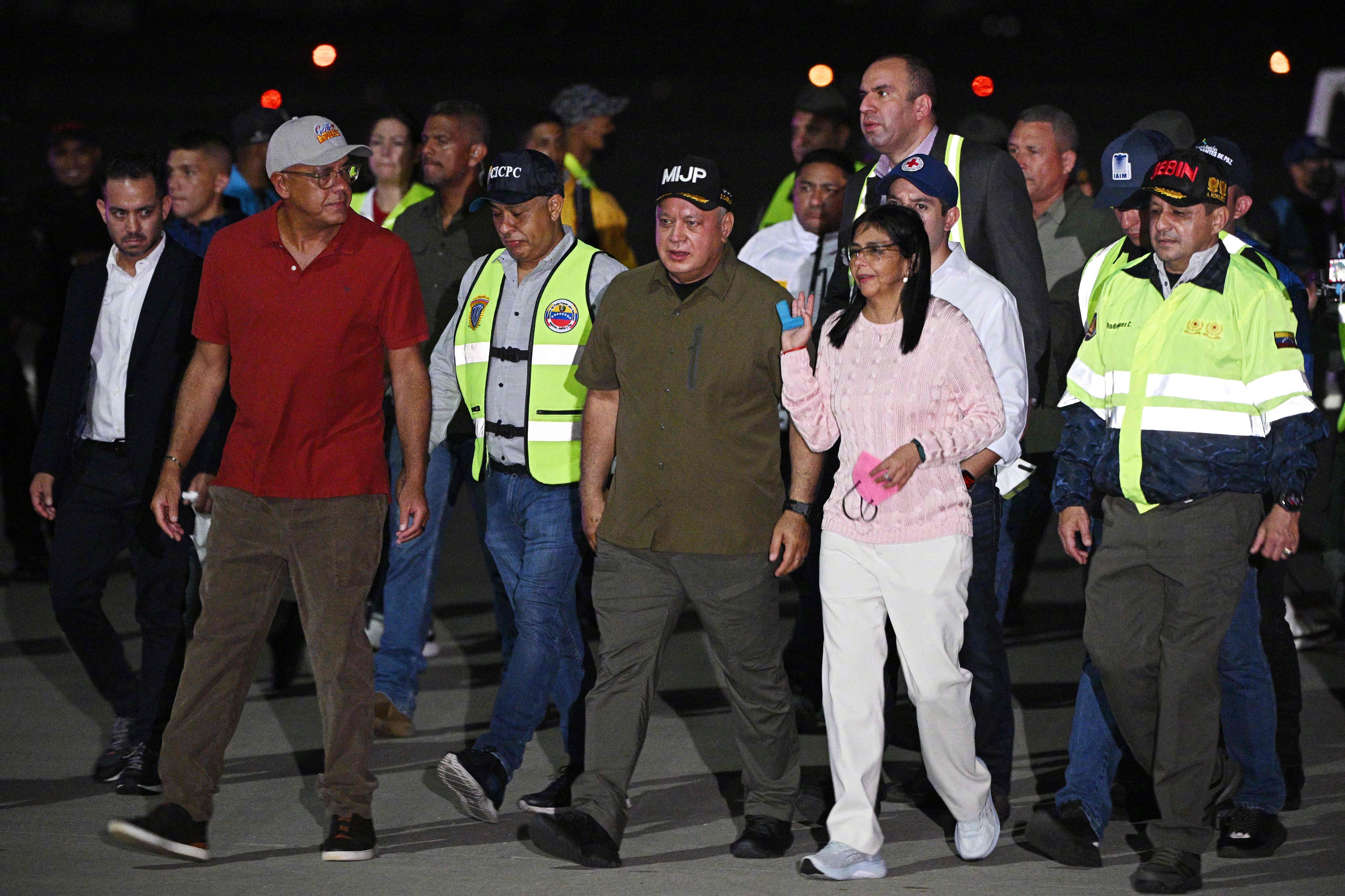 #委内瑞拉四人核心集团备受关注#【马杜罗被抓后，委内瑞拉“四人核心集团”备受关注