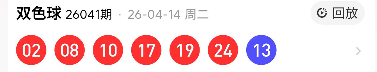 双色球，开奖号码。8.10.17.19.24.13
这些号码成功逃避了12345