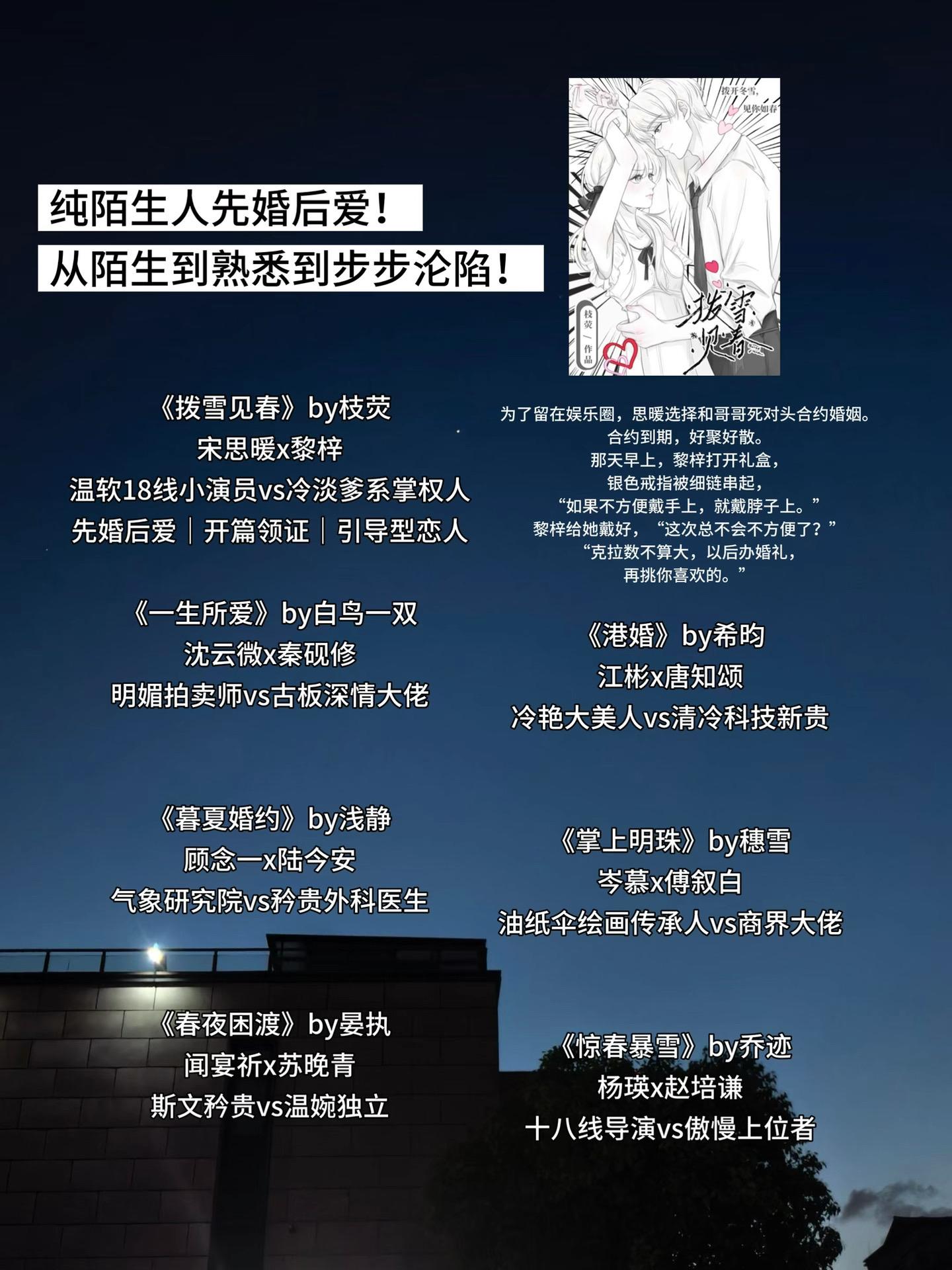 纯陌生人先婚后爱！从陌生到熟悉到步步沦陷！ 没有一见钟情的轰轰烈烈，只...