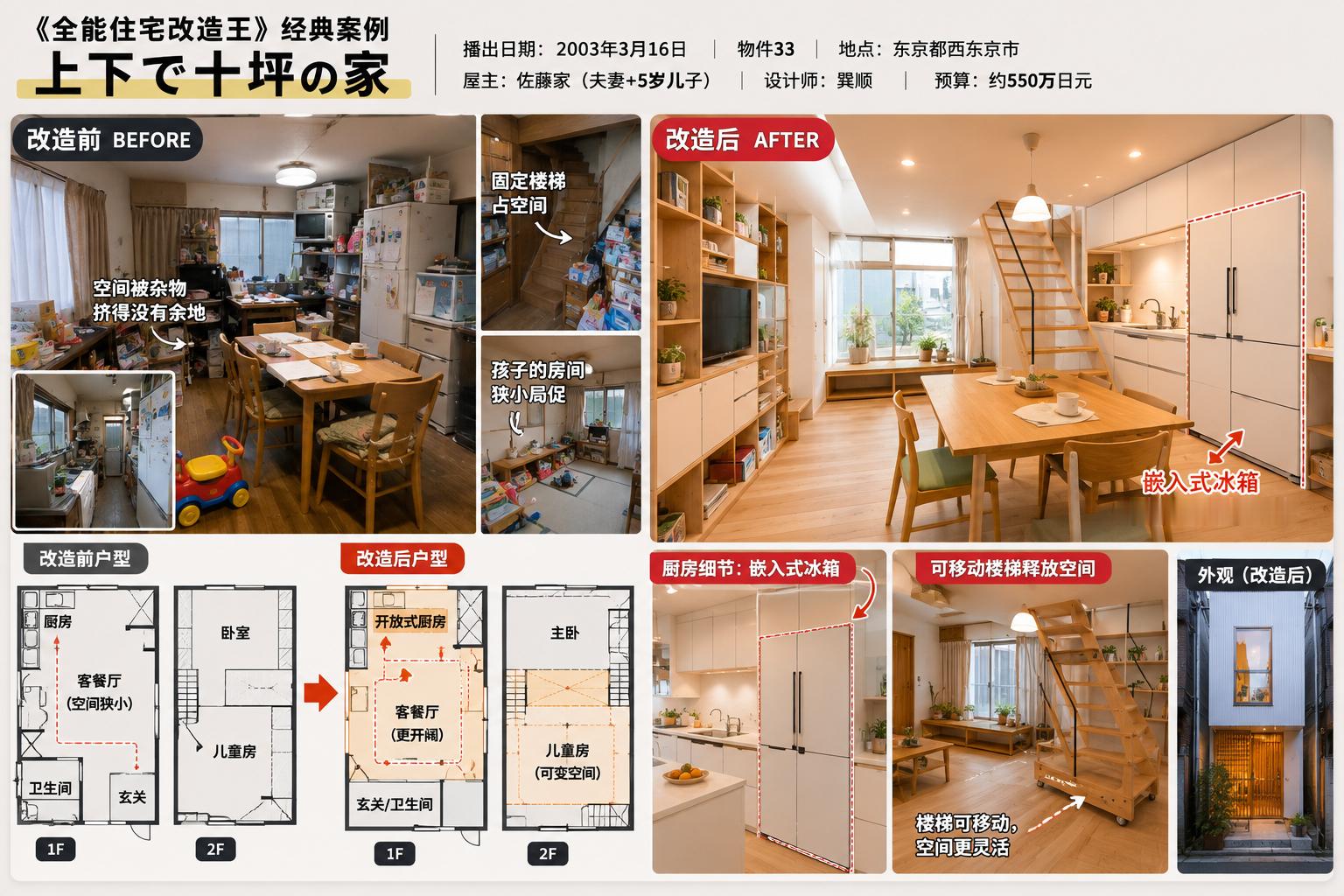 为什么日韩家庭都喜欢嵌入式冰箱 原因很简单，日韩城市住宅普遍面积不大，所以对空间