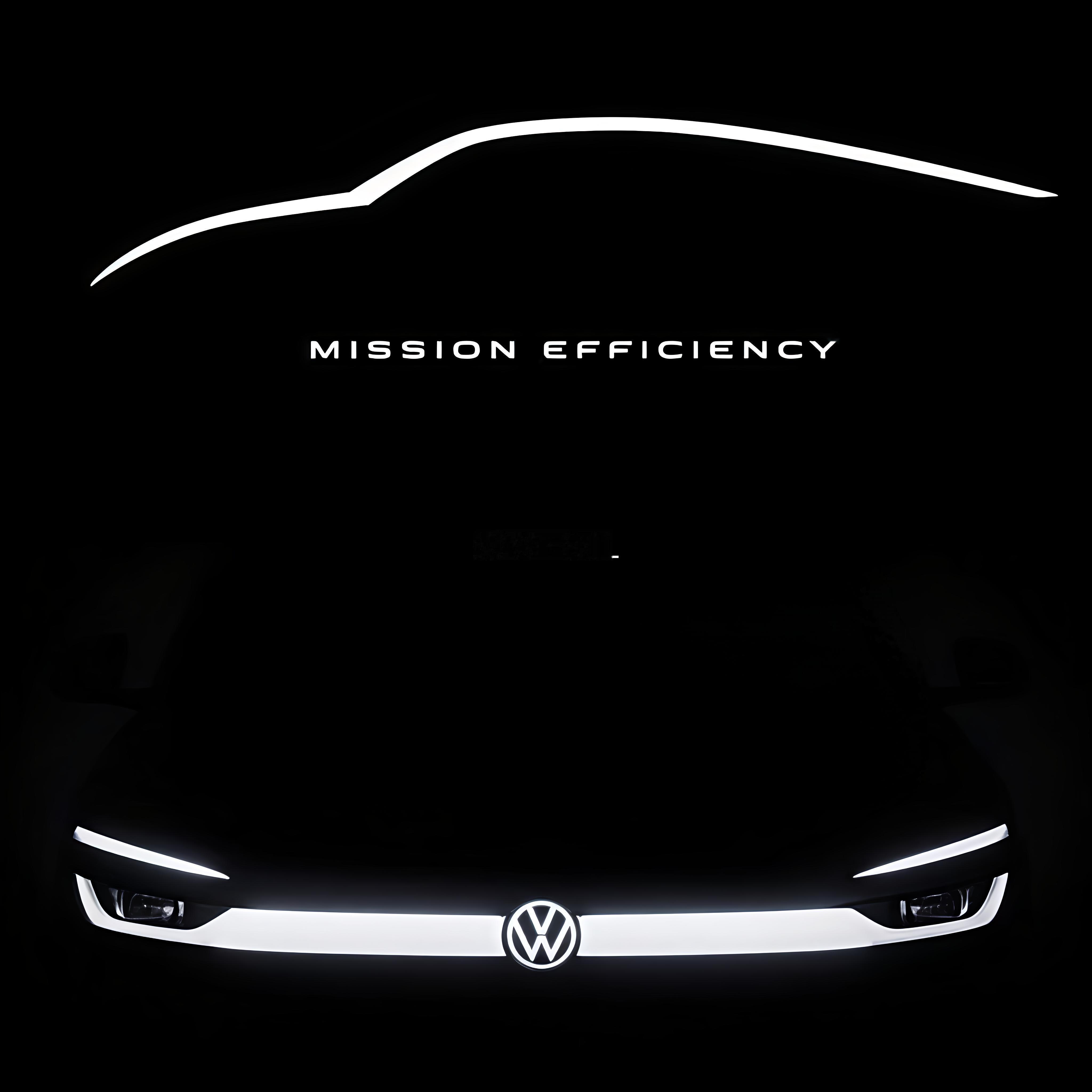 大众Mission Efficiency预告 你期待实车吗？汽车设计 ​​​